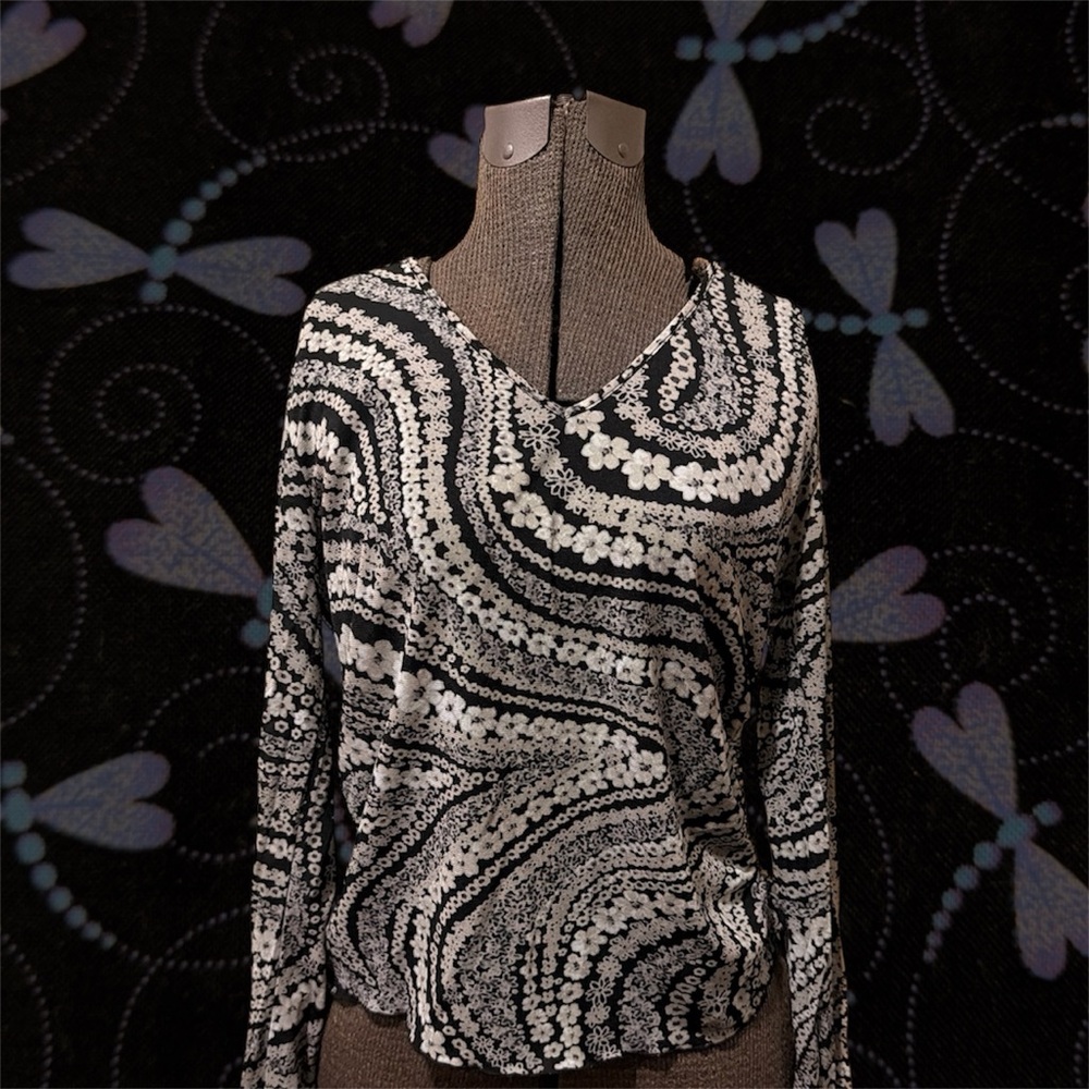 Esprit Monochrome Patterned Top